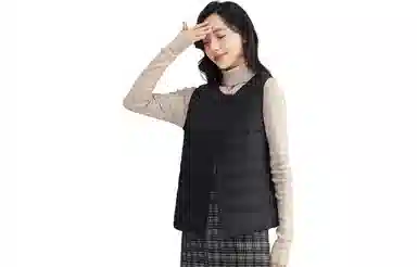 鸭鸭 纯色短款暗扣休闲羽绒服 女款