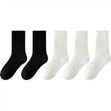 恒源祥 简约时尚舒适保暖中筒袜 女款 组合装