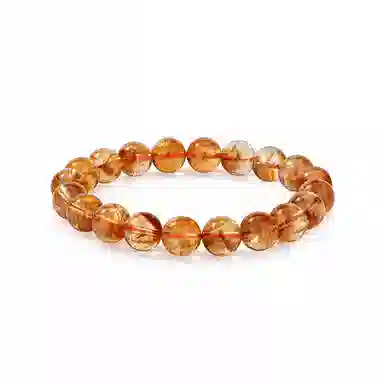 【八方来财】 熊银匠 招财纳福 时来运转 财运滚滚 新中式国潮 暴富发财 事业爆棚 国风优雅气质百搭吸金天然 黄水晶 手串 男女同款情侣款