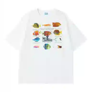 Crying Center Tropical Fish Tee