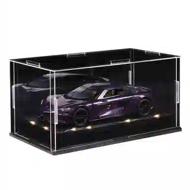 金车将 柯尼塞格 双子座 仿真合金车模 氛围感灯光展示礼盒礼袋 成品模型