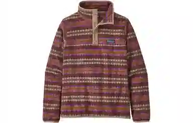 patagonia W'S MICRO D SNAP-T PULLOVER Logo