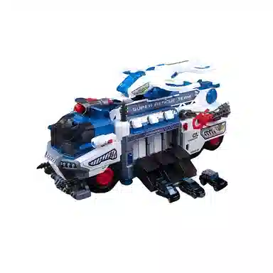 咕轹 救援消防车工程车 成品模型