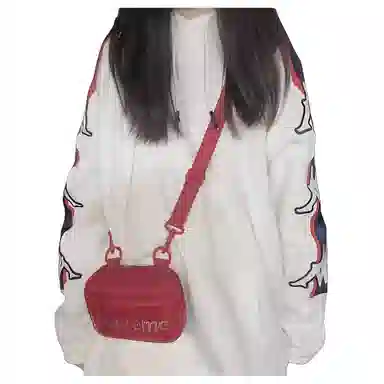 Supreme Nylon Phone Bag Red