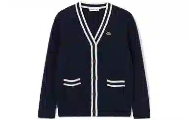 Lacoste V-Neck Knit Cardigan