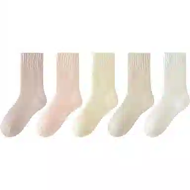 恒源祥 简约时尚舒适保暖中筒袜 女款 组合装