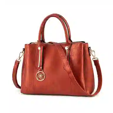 维尼奥 新中式国风提花刺绣高级感时尚气质 合成革 单肩斜挎手提包 常规 女款 红色