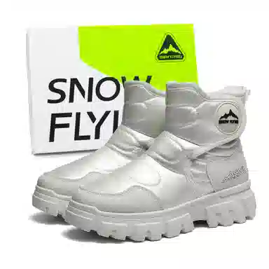 SNOW FLYING