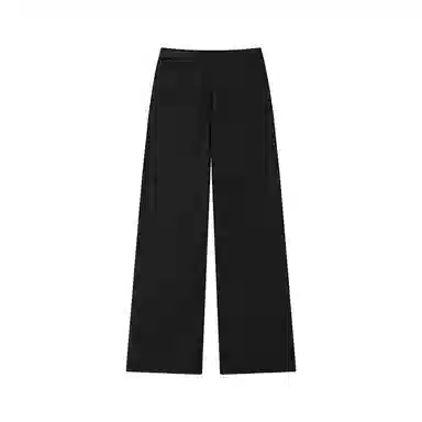 Crying Center Adjustable Waist Pants Black