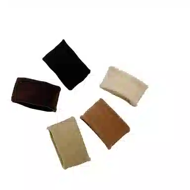 彤彤兔 面膜高弹力马尾巨柔肌肤面感超宽简约扎头 布艺 头绳 女款