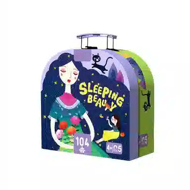 咕轹 公主恐龙人文拼图科普 早教益智玩具