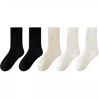 恒源祥 简约时尚舒适保暖中筒袜 女款 组合装