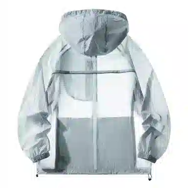 敦煌博物馆 运动透气连帽纯色百搭防晒服 男女同款