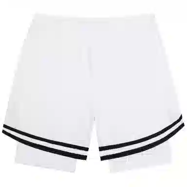 吾皇猫 不过膝短裤子美式复古基础款简约百搭舒适排汗透气运动跑步休闲五分防偷窥假两件篮球裤 男女同款