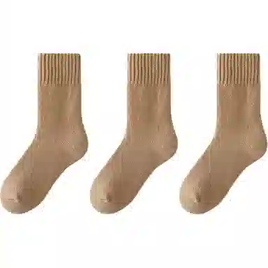 恒源祥 简约时尚舒适保暖中筒袜 女款 组合装
