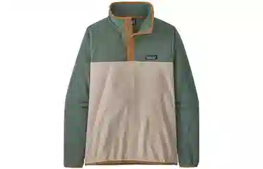 patagonia W'S MICRO D SNAP-T PULLOVER Logo