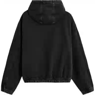 ZARA Denim Hoodie Black