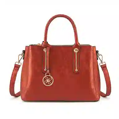 维尼奥 新中式国风提花刺绣高级感时尚气质 合成革 单肩斜挎手提包 常规 女款 红色