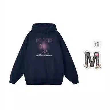 棉购 基础款潮流设计感印花卫衣 男女同款