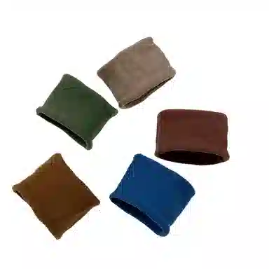 彤彤兔 面膜高弹力马尾巨柔肌肤面感超宽简约扎头 布艺 头绳 女款