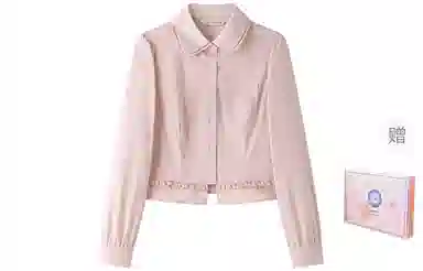 东鲸岁时记 修身刺绣显瘦短款舒适简约长袖衬衫 女款