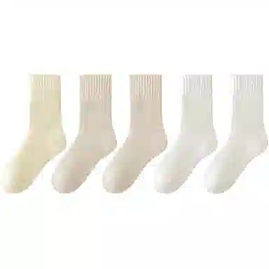 恒源祥 简约时尚舒适保暖中筒袜 女款 组合装