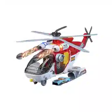 咕轹 救援消防车工程车 成品模型