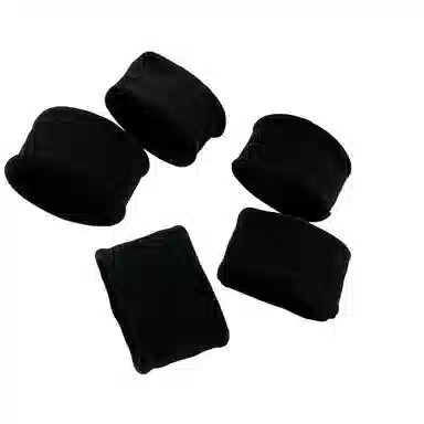 彤彤兔 面膜高弹力马尾巨柔肌肤面感超宽简约扎头 布艺 头绳 女款