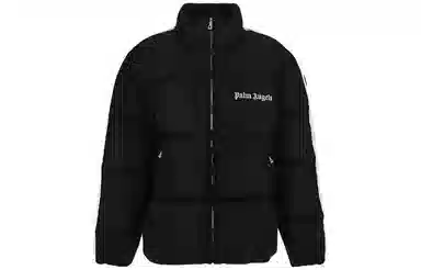 Palm Angels FW22 Logo Stripe Jacket Black