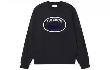 Lacoste Logo Print Sweatshirt Navy