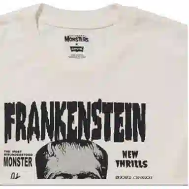 levis x universal monsters clothing collection FW22 T
