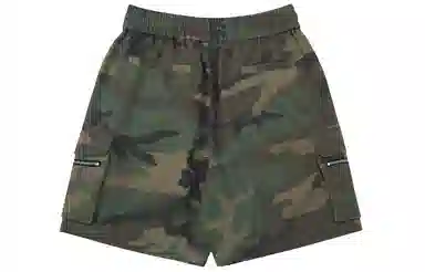CHINISM Camo Drawstring Shorts