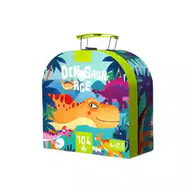 咕轹 公主恐龙人文拼图科普 早教益智玩具