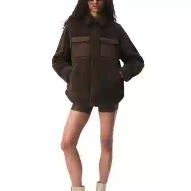 alo yoga Snap Button Oversized Jacket