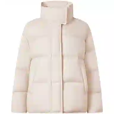 坦博尔 纯色立领长袖羽绒服 女款