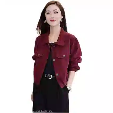 雅鹿 长袖宽松简约夹克外套 女款