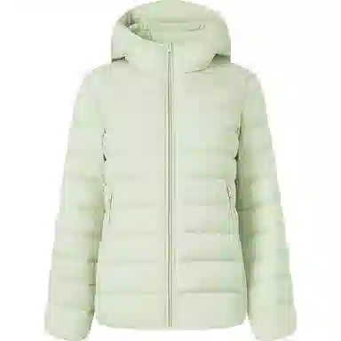 坦博尔 连帽短款纯色羽绒服 女款