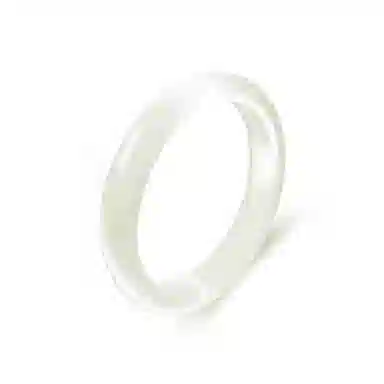 希笛拉 白月光小众古色古香素圈镯子 新中式国潮古风 轻奢气质美人镯 一步一响 高级清冷感 显白轻奢贵妃镯 玻璃猫眼 手镯 女款