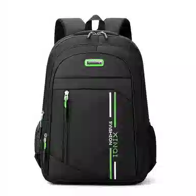 泰格奴 时尚百搭休闲商务通勤旅行个性风格独特背包潮流初中生高中生大学生上课百搭书包 尼龙 双肩包 男款 多色