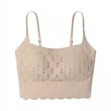 内在密码 纯色自带胸垫磨毛轻保暖聚拢防下垂收副乳无痕磨毛舒适吊带 女款