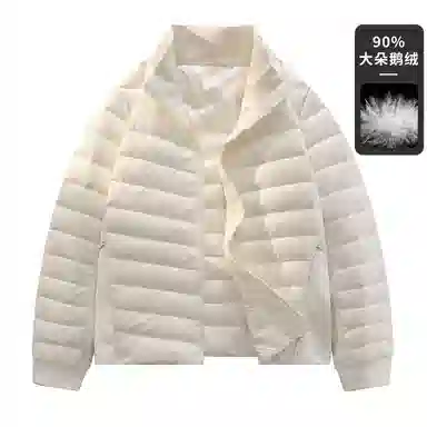 鸭鸭 轻薄系列 休闲立领保暖亲肤羽绒服 女款