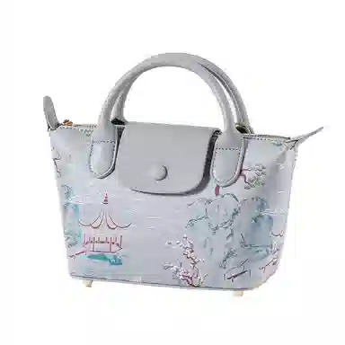 上海故事 宋锦真皮斜挎新中式国风 桑蚕丝 手提包 常规 女款