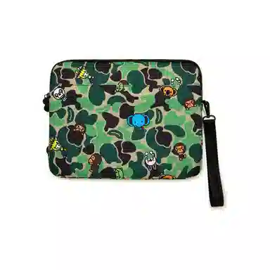 A Bathing Ape Baby Milo SS25 Notebook Bag Green