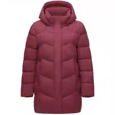 坦博尔 可脱卸帽蓄热科技保暖羽绒服 女款