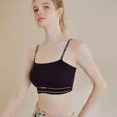 内在密码 方领防走光薄款自带胸垫显瘦美背内搭吊带 女款