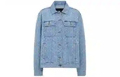 COACH SS24 Logo Jacket Light Wash