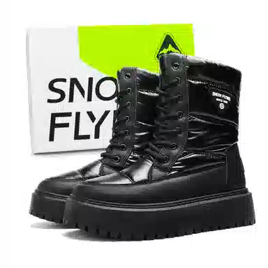 SNOW FLYING