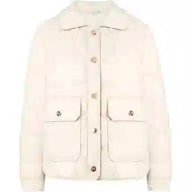 鸭鸭 纯色衬衫领轻薄时尚百搭羽绒服 女款