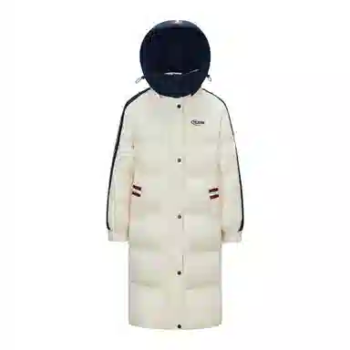 鸭鸭 中长款过膝羽绒服 女款