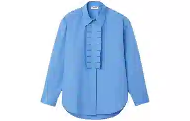 Sandro Frilled Collar Shirt